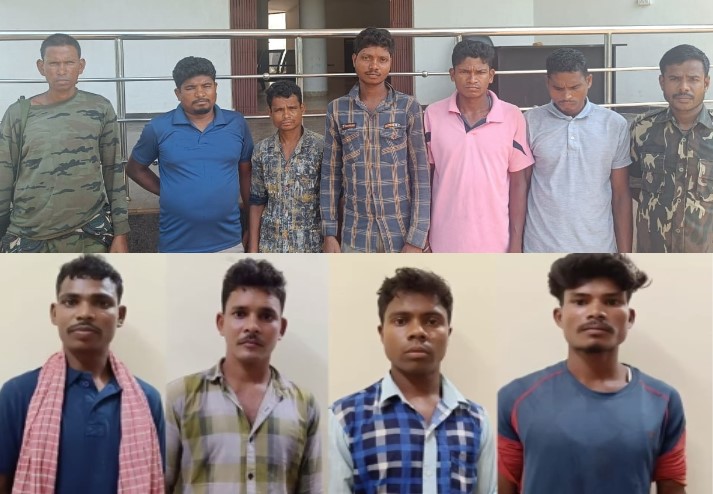 9 Naxalites arrested in CG : बीजापुर में जवानों को मिली सफलता, ब्लास्ट में शामिल 5 इनामी समेत 9 नक्सली गिरफ्तार