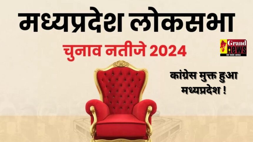  MP Lok Sabha Election Result 2024 : कांग्रेस मुक्त हुआ मध्यप्रदेश !, सभी 29 सीटों में बीजेपी आगे, एक क्लिक में पढ़े पल-पल की अपडेट