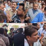 RAIPUR BIG BREAKING : लोक आयोग दफ्तर में आग लगने की घटना के बाद कवर करने गए पत्रकारों से बदसलूकी, धक्का देकर दी गंदी गंदी गालियां, मारपीट पर उतरे, देखें VIDEO 