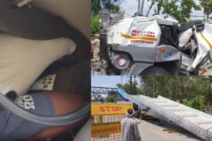 CG ACCIDENT NEWS : रायपुर से जगदलपुर जा रहा ट्रेलर दुर्घटनाग्रस्त, अचानक ब्रेक लगाने से चालक के ऊपर गिरा लोहे से लदा सामान, मौके पर दर्दनाक मौत