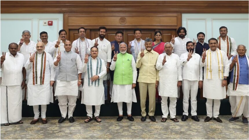 PM Modi 3.0 Cabinet : नीतीश कुमार की JDU को 2 और चंद्रबाबू नायडू की TDP को मिलेंगे 4 मंत्रीपद : सूत्र