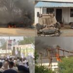 CG BIG BREAKING : बलौदा बाजार में गुस्साए सतनामी समाज के लोगों ने कलेक्टर कार्यालय में लगाई आग, गाड़ियों में तोड़फोड़ कर सैकड़ों गाड़ियों को फूंका ,इलाके में दहशत  