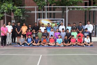 SPORTS NEWS : भवन्स आर के सारडा विद्या मंदिर में टेनिस टूर्नामेंट का आयोजन 19 से 21 जून तक, छग टेनिस संघ के सहसचिव रुपेंद्र सिंह चौहान ने किया शुभारंभ 