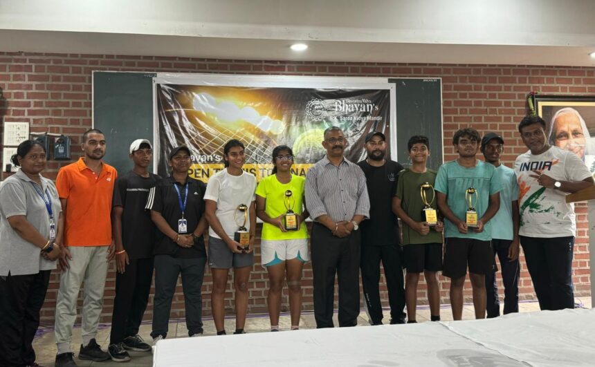 SPORTS NEWS : अंडर-17 बालक बालिकाओं के टेनिस टूर्नामेंट में विहार और मनस्वी ने जीता फाइनल 