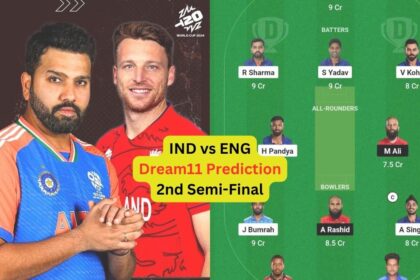 IND vs ENG Dream11 Prediction: यहां देखें टीम इंडिया-इंग्लैंड के सेमीफाइनल मैच की बेस्ट ड्रीम11 टीम, जानें पिच रिपोर्ट 