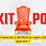 Lok Sabha Chunav Exit Poll Result 2024 : छत्तीसगढ़ में भाजपा को 11 सीट मिलने का अनुमान, कांग्रेस का होगा सूपड़ा साफ ? जानिए