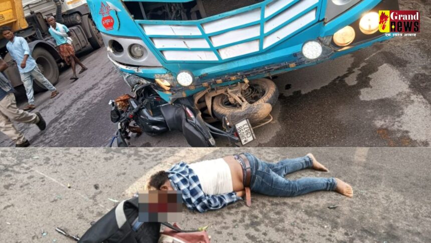 Chhattisgarh Accident : तेज रफ्तार बस की ठोकर से बाइक सवार की मौत