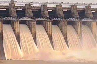 Ragi Dam: रगी बांध के खुले सात गेट, 10 फीट तक बढ़ा नर्मदा नदी का जल स्तर