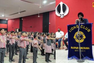 RAIPUR NEWS : कारगिल विजय दिवस के अवसर पर राष्ट्र सेवा के लिए खालसा स्कूल के विद्यार्थियों को दिलाई गई शपथ  