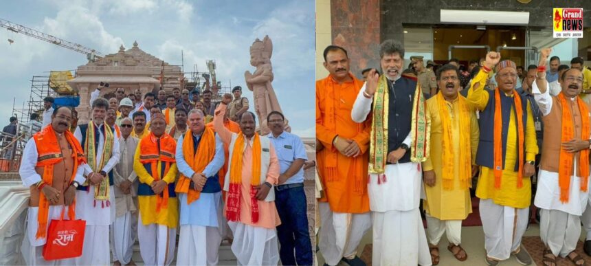  GRAND NEWS : राम मंदिर में गूंजा नारा, छत्तीसगढ़ के भांचा राम, जय श्री राम, जय श्री राम, साय कैबिनेट ने अयोध्या धाम में किए श्रीरामलला के दर्शन