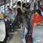 VIDEO : सिटी बस में ड्राइवर और कंडेक्टर से मारपीट, दहशत में यात्री, CCTV फुटेज आया सामने 