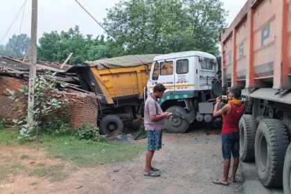 Chhattisgarh : तेज रफ्तार अनियंत्रित ट्रेलर घर में घुसी, सो रहे लोग बाल-बाल बचे 