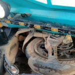 CG ACCIDENT NEWS : बस की टक्कर से बाइक सवार युवक की मौत, यात्रियों में मची चीख पुकार