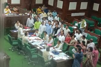 CG VIDHANSABHA : बिजली कटौती और खाद बीज के मामले में विपक्ष ने की स्थगन प्रस्ताव लाकर चर्चा की मांग, अस्वीकार होने पर की जमकर नारेबाजी, सभी विपक्षी सदस्य निलंबित, कार्यवाही 3 बजे तक स्थगित