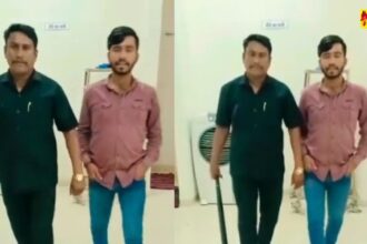 VIDEO : बदमाशों में पुलिस का खौफ खत्म ! थाने के अंदर रील बनाकर कर दिया वायरल, पुलिस ने किया मामला दर्ज