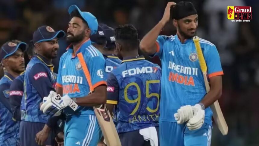 IND vs SL : भारतीय टीम की शर्मनाक हार, श्रीलंका ने 32 रन से हराया 