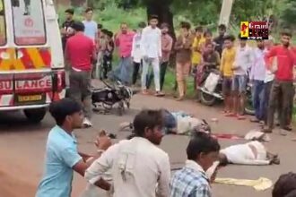 BIG ROAD ACCIDENT: स्वास्थ्य विभाग की वैन ने दो भाईयों और भतीजे को कुचला, तीनों की मौत