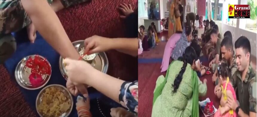 Akhnoor Border Rakhi Celebration: बॉर्डर पर बच्चियों ने जवानों के हाथ में बाँधी राखी