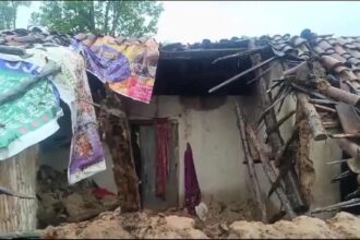 Chhattisgarh Breaking : छत्तीसगढ़ में भारी बारिश से आफत, मकान ढहने से दंपति की मौत, बेटा घायल