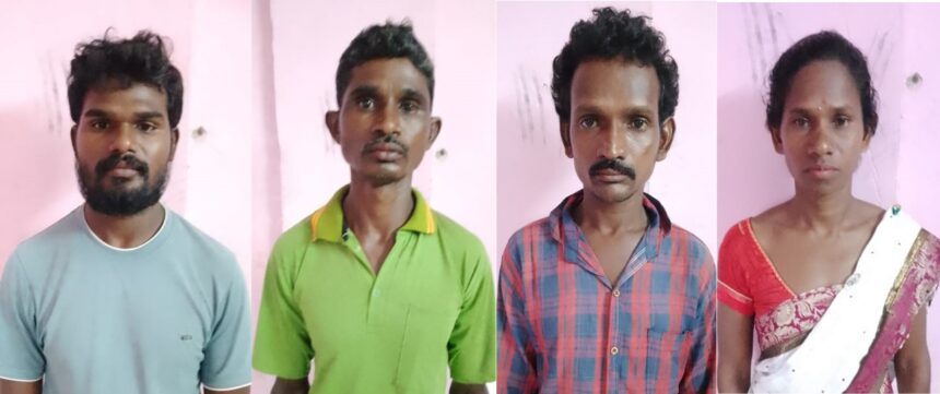 4 Naxalites arrested in CG : एक लाख के ईनामी डीएकेएमएस अध्यक्ष सहित 4 खूंखार नक्सली गिरफ्तार, पुलिस पर फायरिंग करने की घटना में थे शामिल