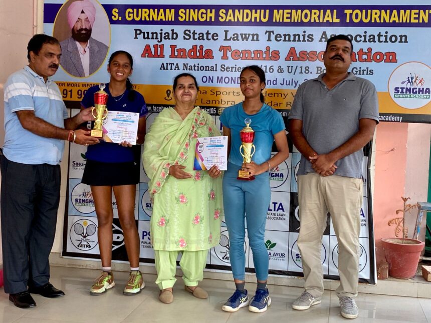 SPORTS NEWS : आइटा नेशनल सीरीज टेनिस टूर्नामेंट में छत्तीसगढ़ की तनिष्का और आर संग्राम ने मारी बाजी, छग टेनिस संघ के महासचिव गुरुचरण सिंह होरा ने दी बधाई 