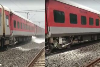 TRAIN ACCIDENT : मालवा एक्सप्रेस के पहियों के चिपके ब्रेक, चिंगारी के साथ निकला धुआं, रेल एक्सपर्ट बोले- रफ्तार में होने से पलट सकती थी ट्रेन