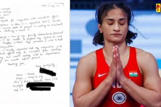 VINESH PHOGAT : विनेश फोगाट ने कांग्रेस में शामिल होने से पहले रेलवे की नौकरी छोड़ी, इस्तीफे में कही ये बातें