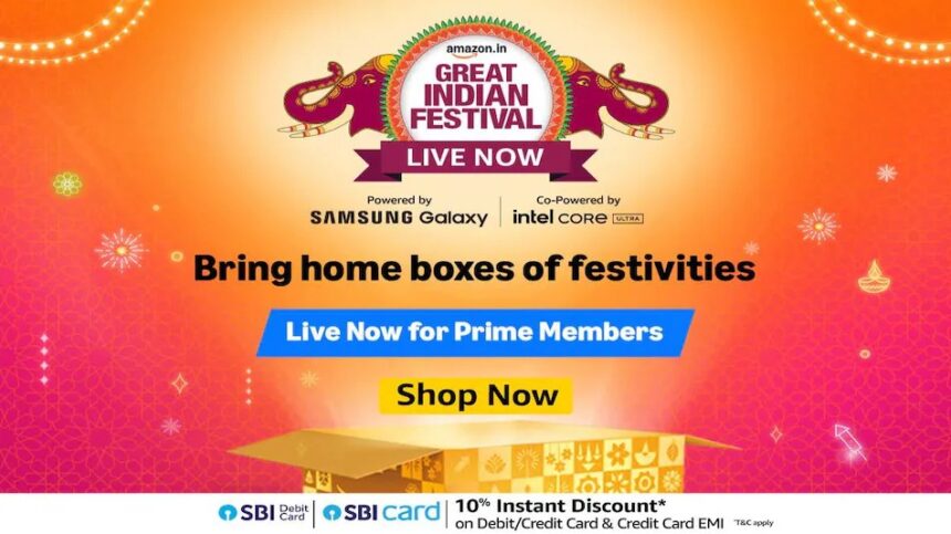 Amazon Great Indian Festival sale 2024 LIVE : लूट लो.... Mobile, Laptop, Smart TV पर 75% तक की मिल रही बंपर डिस्‍काउंट, बेस्‍ट डील जानें हमारे साथ