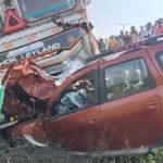 CG ACCIDENT NEWS : रॉन्ग साइड से आ रहे ट्रक ने कार को मारी जोरदार ठोकर, डॉक्टर सहित दो लोगों की मौत  