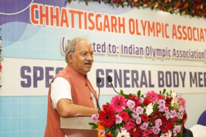 Chhattisgarh Olympic Association : छत्तीसगढ़ ओलंपिक संघ के उपाध्यक्ष बने सांसद बृजमोहन, कहा- 2026 में ऑल इंडिया ओलंपिक का आयोजन करेगा छग 