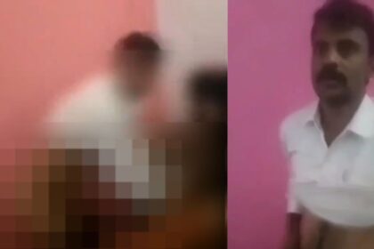 Viral Video : पंचायत भवन में आदिवासी महिला के साथ से#स करते पकड़ाया सचिव, वीडियो वायरल 