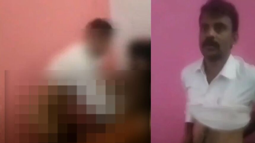 Viral Video : पंचायत भवन में आदिवासी महिला के साथ से#स करते पकड़ाया सचिव, वीडियो वायरल 