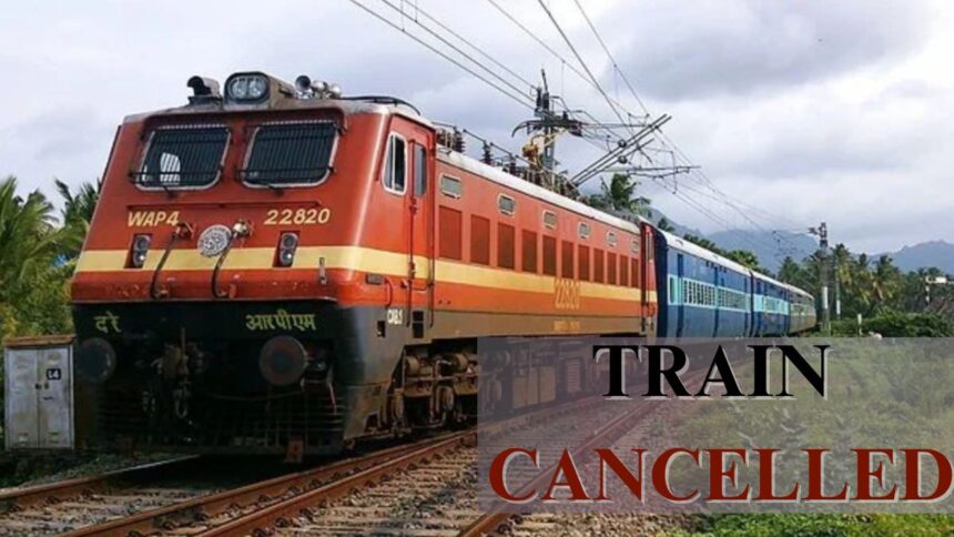 TRAIN CANCELLED : यात्रियों को झटका, भोपाल-बिलासपुर और नर्मदा एक्सप्रेस समेत 22 ट्रेनें रद्द, इनके रूट बदले, देखे लिस्ट 