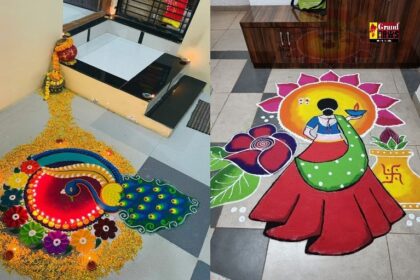 Rangoli Designs: दीपावली की रोशनी में रंगोली के रंगों का जादू बिखेरें! देखें खूबसूरत डिज़ाइन की झलक