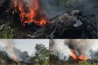 Helicopter Crash : हेलीकॉप्टर क्रैश होने से तीन लोगों की मौत, बचाव कार्य जारी 