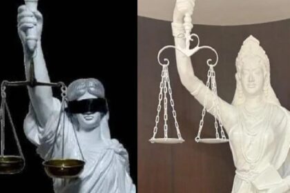 New Justice Statue : भारत में अब 'अंधा' नहीं है कानून, न्याय की देवी की आंखों से उतरी पट्टी, हाथ में तलवार की जगह अब थामा संविधान