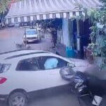 RAIPUR VIDEO : कैफे में जा घुसी तेज रफ्तार कार, देखें CCTV फुटेज 