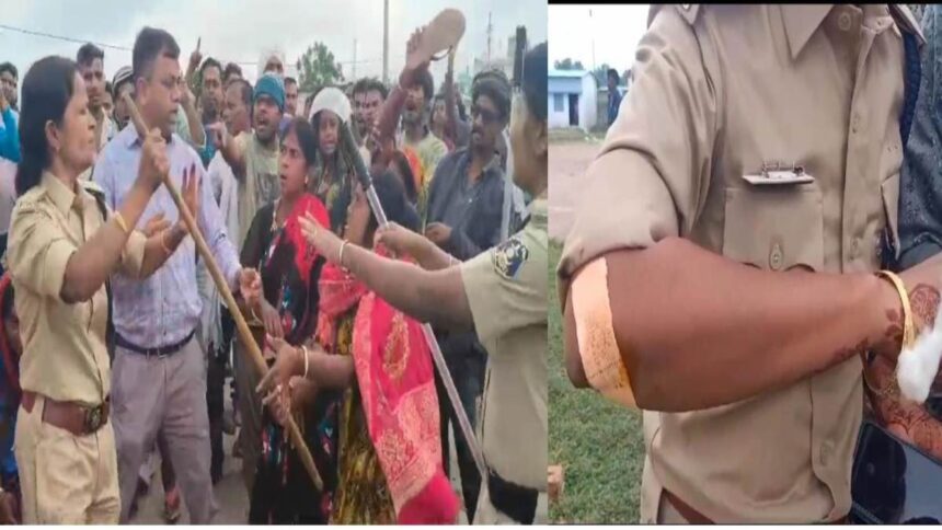 Chhattisgarh : बलरामपुर में पुलिसकर्मियों पर भीड़ ने किया पथराव, घायल हुई एडिशनल SP