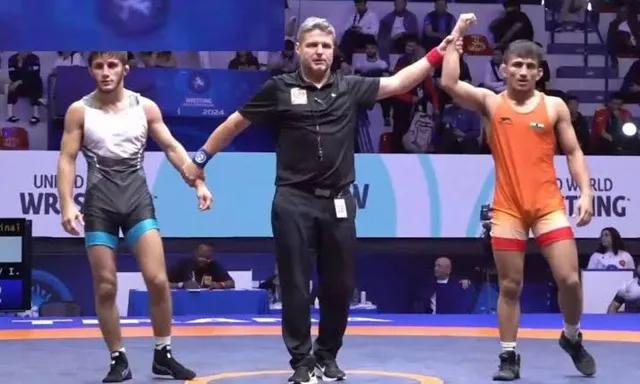 WRESTLING WORLD CHAMPIONSHIPS : अल्बानिया के तिराना में अंडर-23 कुश्ती विश्व चैम्पियनशिप में चिराग ने 57 किग्रा फ्रीस्टाइल में जीता स्वर्ण पदक