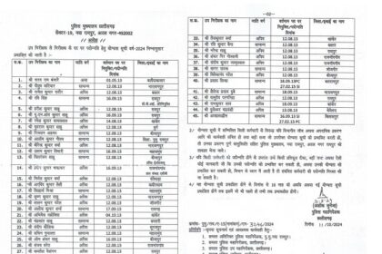 CG NEWS : उप निरीक्षकों की हुई पदोन्नति, जारी की गई सूची