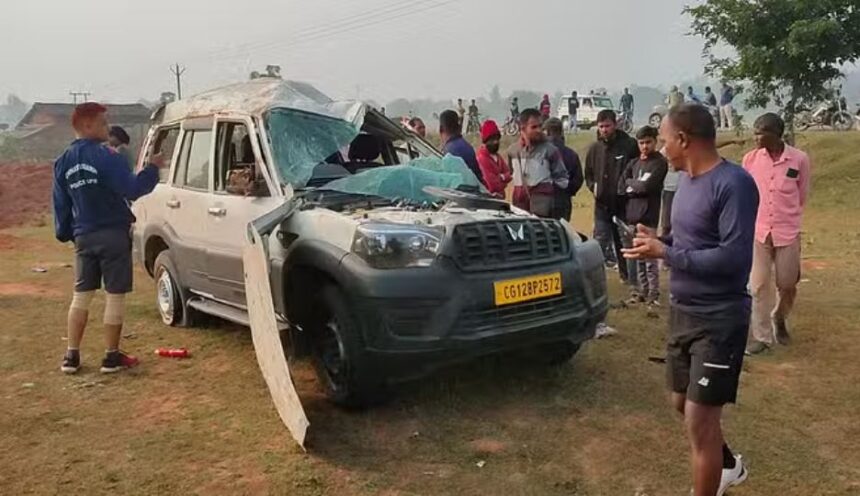 CG ACCIDENT NEWS : सड़क हादसे में सब इंस्पेक्टर की मौत, गाड़ी के सामने अचानक कुत्ते के आ जाने से हुई दुर्घटना 