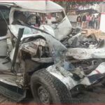 Accident News : बस से टकराई बोलेरो, 5 लोगों की घटनास्थल पर ही मौत