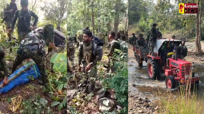 Police-Naxalite encounter live video : मुठभेड़ में मारे गए 10 नक्सलियों के शव बरामद, घटना स्थल से लाईव वीडियो आया सामने