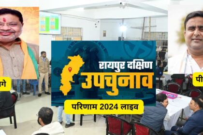 Raipur south Upchunav Result 2024 LIVE