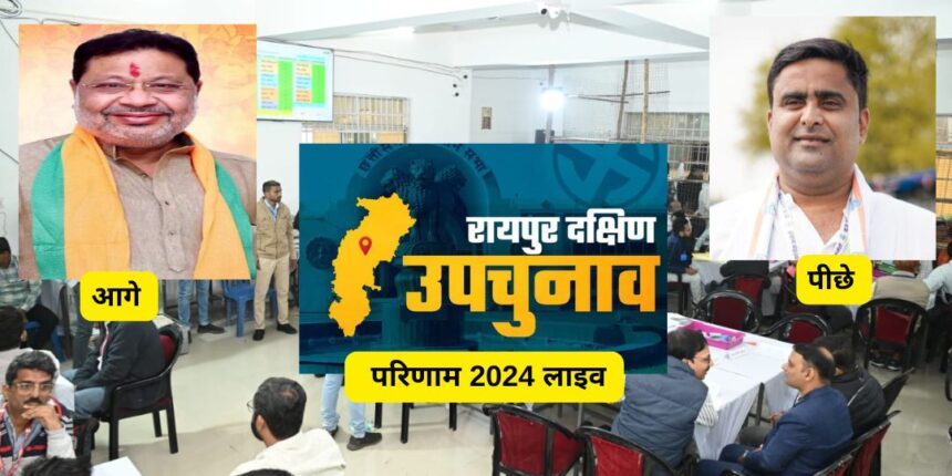 Raipur south Upchunav Result 2024 LIVE