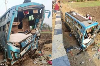 ACCIDENT NEWS : अनियंत्रित होकर पलटी स्लीपर बस, 12 यात्रियों की मौत, 20 से ज्यादा घायल 