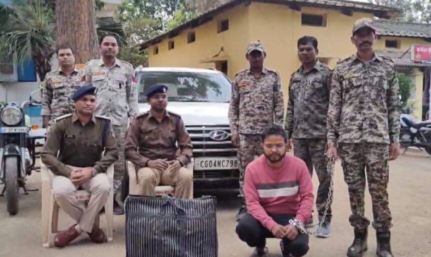 CG CRIME : हाई प्रोफाईल अंतर्राज्जीय गांजा तस्करी का भांडाफोड़, पुलिस ने करोड़पति आरोपी को धरदबोचा 