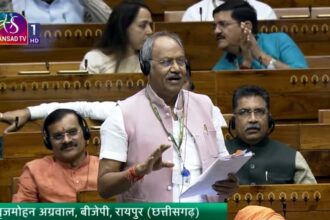 MP Brijmohan Agarwal : सांसद बृजमोहन ने छत्तीसगढ़ में बाढ़ नियंत्रण और जल प्रबंधन पर लोकसभा में उठाई आवाज