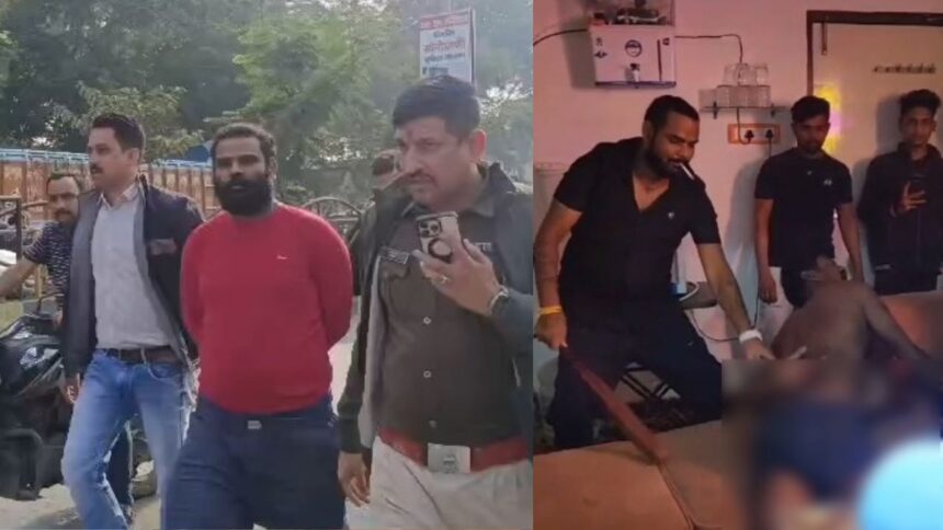 CG VIDEO BREAKING : आखिरकार पकड़ा गया कुख्यात बदमाश बंटी साहू उर्फ रावण, पुलिस ने निकाला जुलुस, युवक को निर्वस्त्र कर बेरहमी से पीटने का वीडियो हुआ था वायरल 