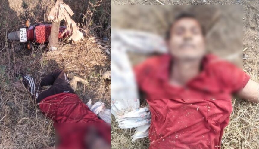 CG ACCIDENT NEWS : अनियंत्रित होकर सड़क किनारे पेड़ से टकराई बाइक, सवार पति की मौके पर मौत, पत्नी गंभीर रूप से घायल  